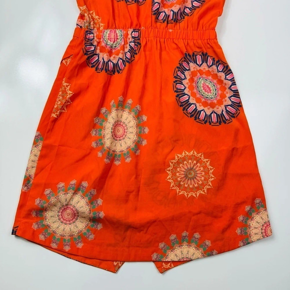 Orange Halter Casual Dress Size‎ Small - Picture 7 of 13